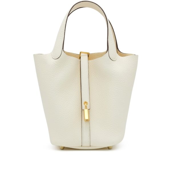 Hermes Nata Clemence Picotin Lock 18 Gold Hardware