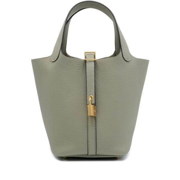 Hermes Sauge Clemence Picotin Lock 18 Gold Hardware