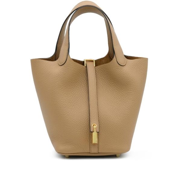 Hermes Chai Clemence Picotin Lock 18 Gold Hardware