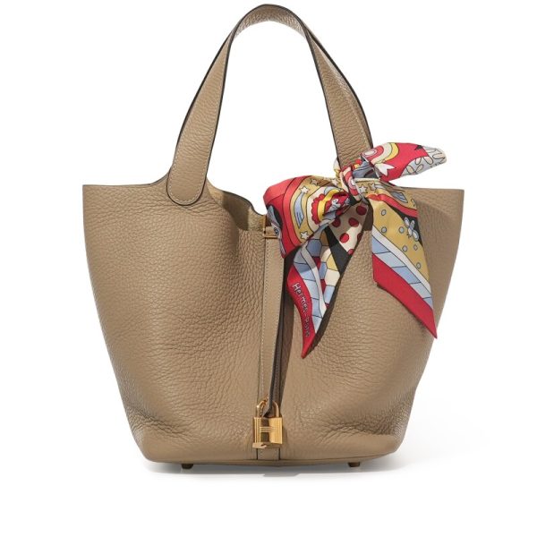 Hermes Trench Clemence Picotin Lock 22 Gold Hardware