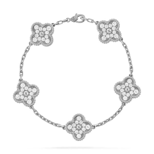 Vintage Alhambra bracelet, 5 motifs