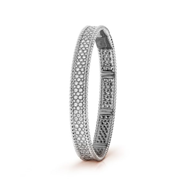 Perlee diamonds bracelet, 3 rows, medium model
