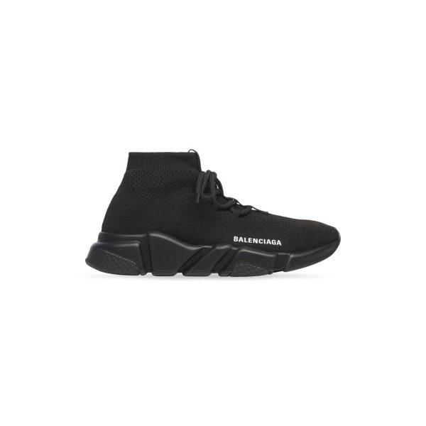 Womens Speed Lace-up Sneaker in Black