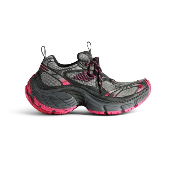 Womens 10xl Sneaker in Grey/pink/black