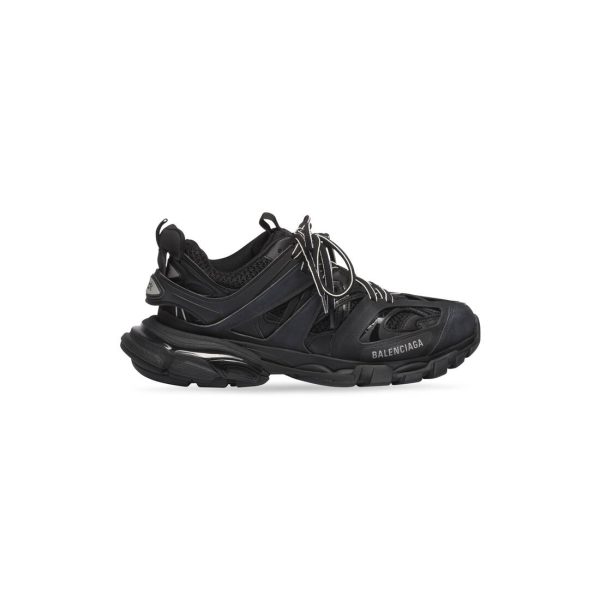 Womens Track Sneaker in Black