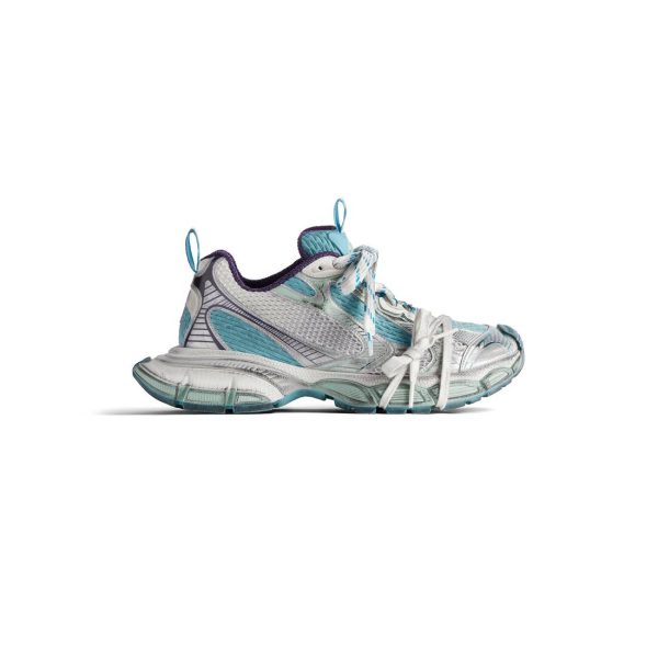 Womens 3xl Sneaker  in Light Blue/white/purple