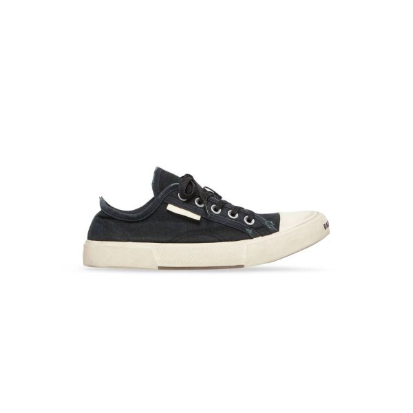 Womens Paris Low Top Sneaker  in Black