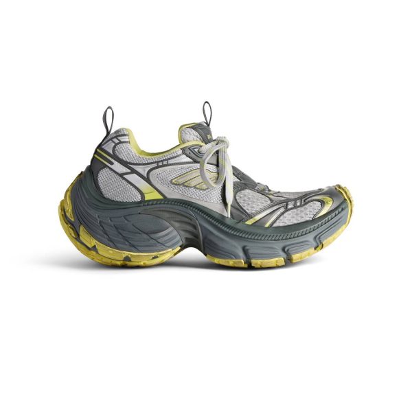 Mens 10xl Sneaker in Grey/yellow