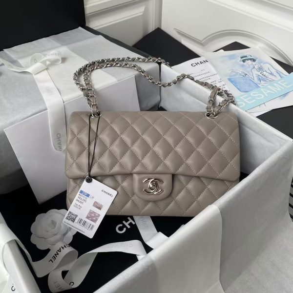 Chanel Classic 11.12 Handbag Silver Hardware