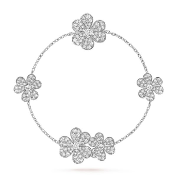 Frivole bracelet, 5 flowers