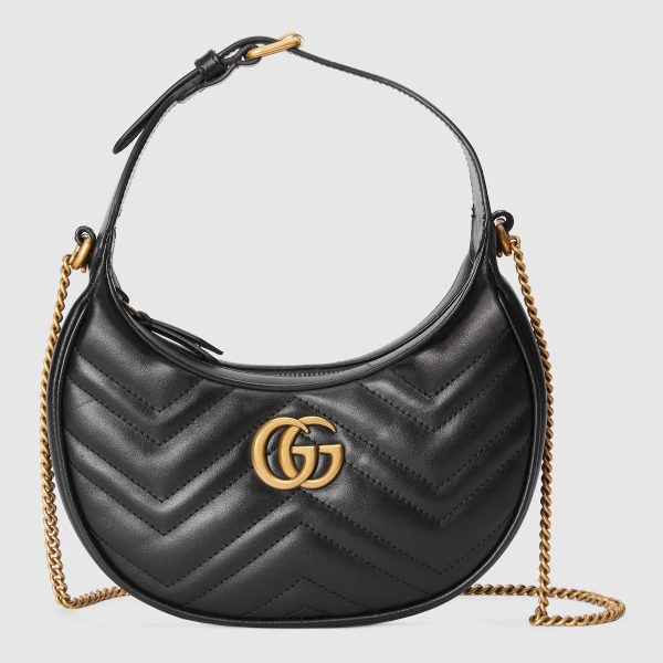 GG Marmont Half-Moon-Shaped Mini Bag