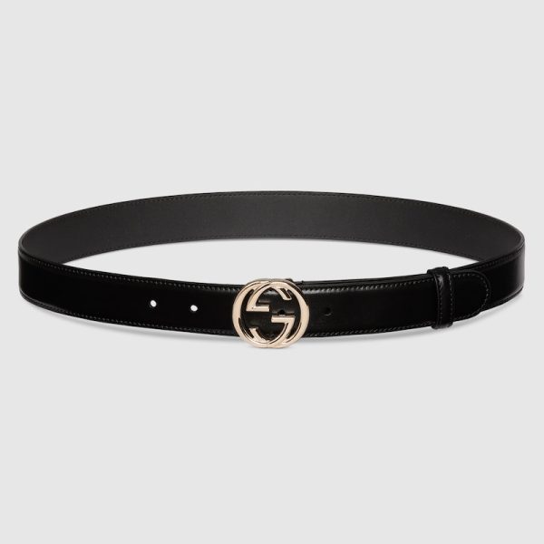 Belt with Interlocking G buckle