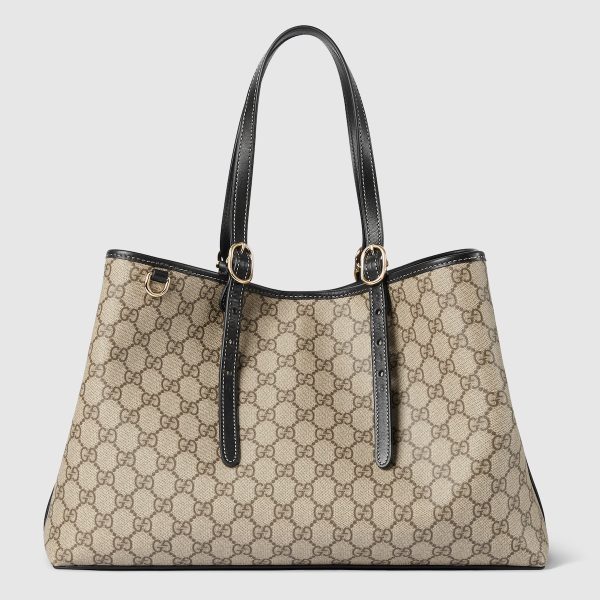 GG Emblem Medium Tote Bag