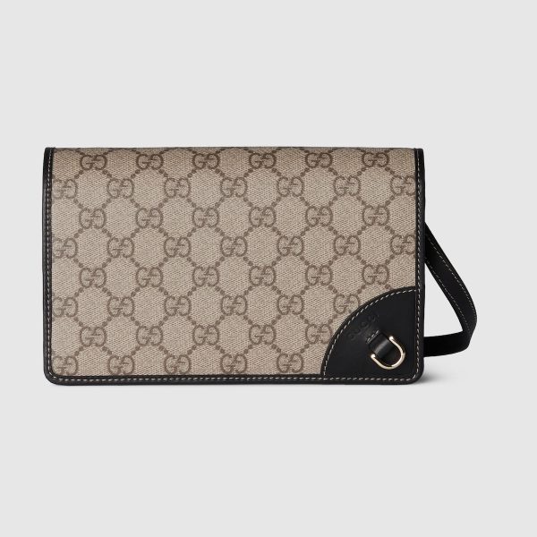 Gucci GG Emblem Super Mini Shoulder Bag