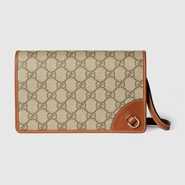 Gucci GG Emblem Super Mini Shoulder Bag