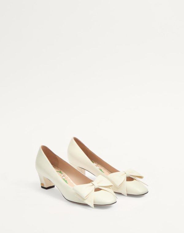 BOWOW PUMPS IN KIDSKIN 45MM