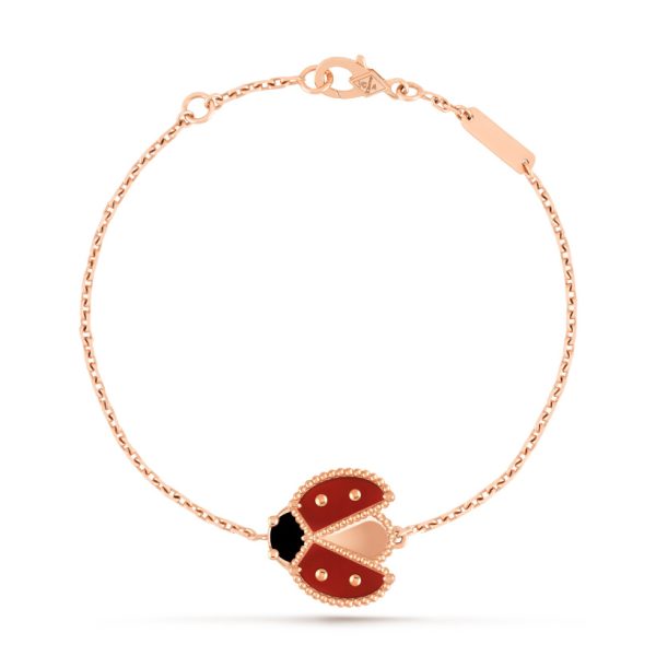 Lucky Spring bracelet, open wings ladybug