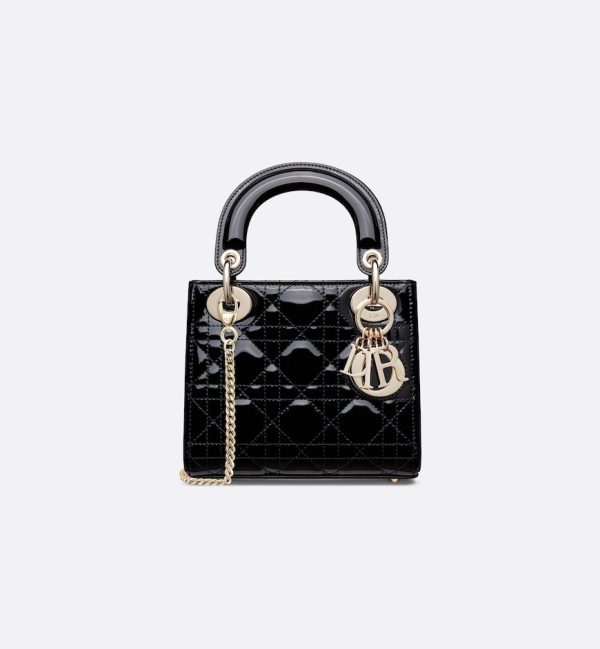 Dior Mini Dioriviera Lady Dior Bag – Patent Leather