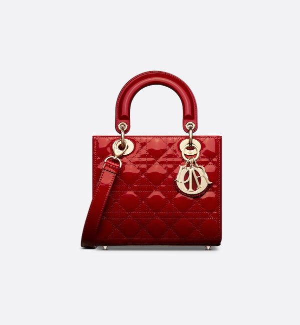 Dior Small Lady Dior Bag HandBags- patent leather