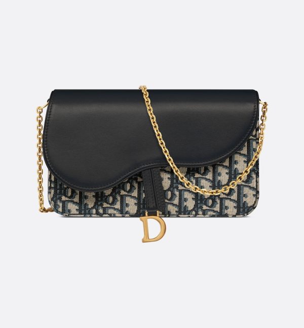 Dior Saddle Pouch with Chain