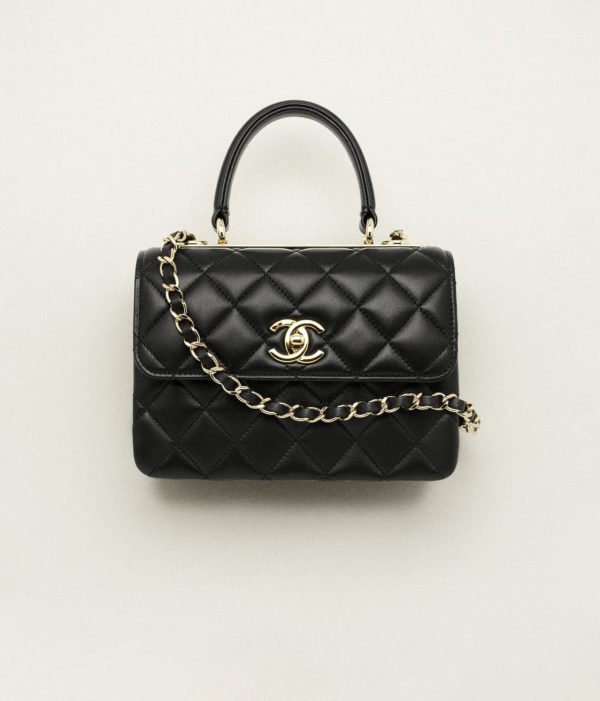 CHANEL MINI FLAP BAG WITH TOP HANDLE