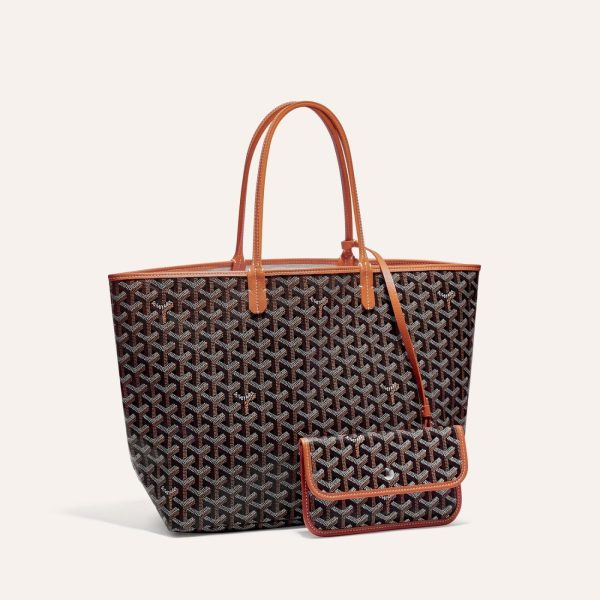 Goyard Saint Louis PM Tote Bag Black and Brown