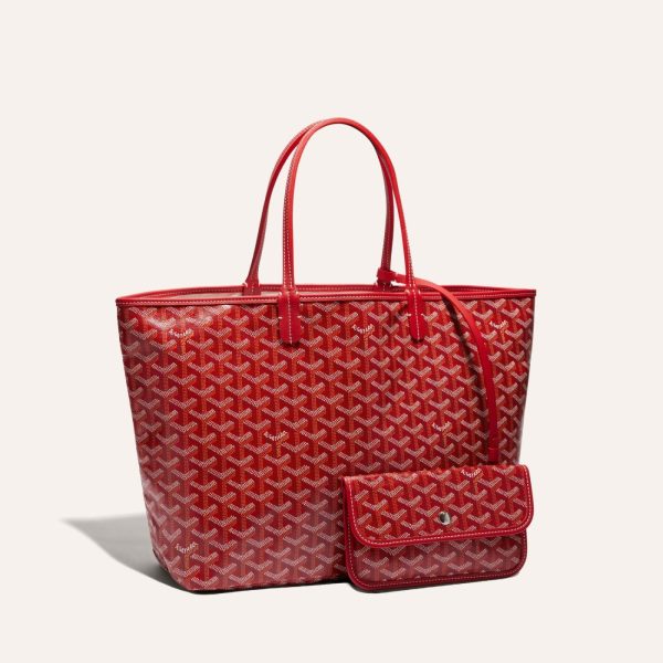 Goyard Saint Louis PM Tote Bag Red