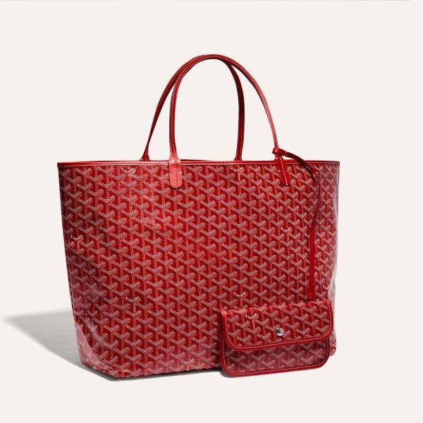 Goyard Saint Louis GM Tote Bag Red