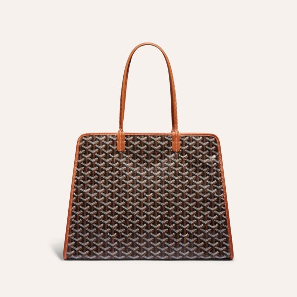 Goyard Hardy PM Tote Bag Black and Brown