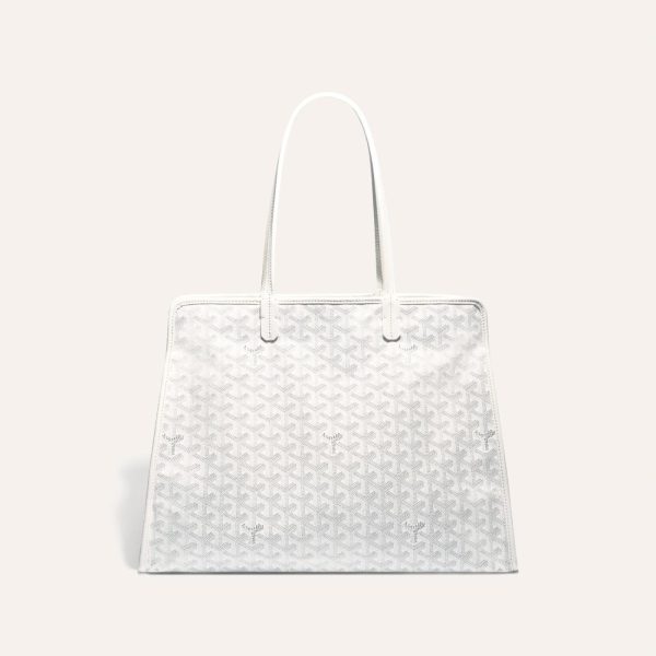 Goyard Hardy PM Tote Bag White