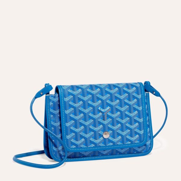 Goyard Plumet Pocket Wallet Sky Blue