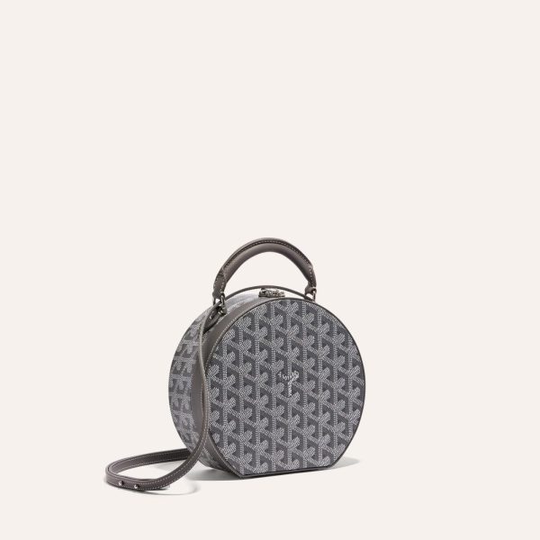 Goyard The Alto Hatbox Trunk Bag Grey