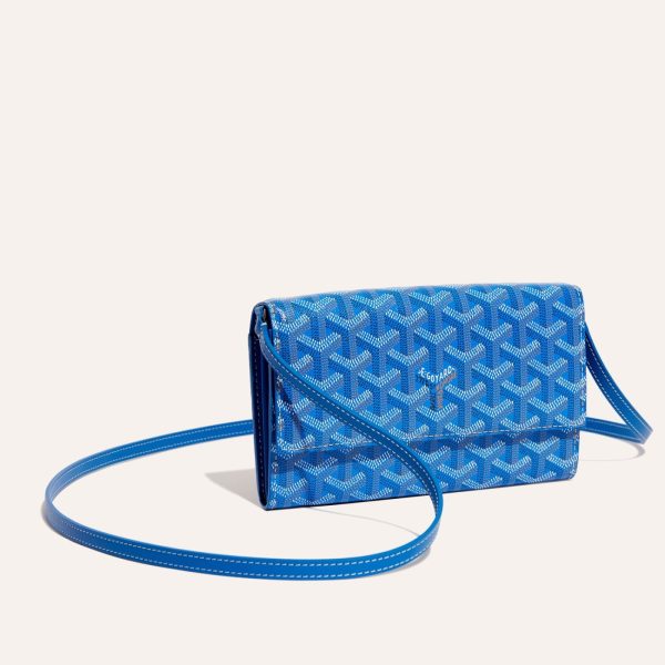 Goyard Varenne Continental Wallet Sky Blue