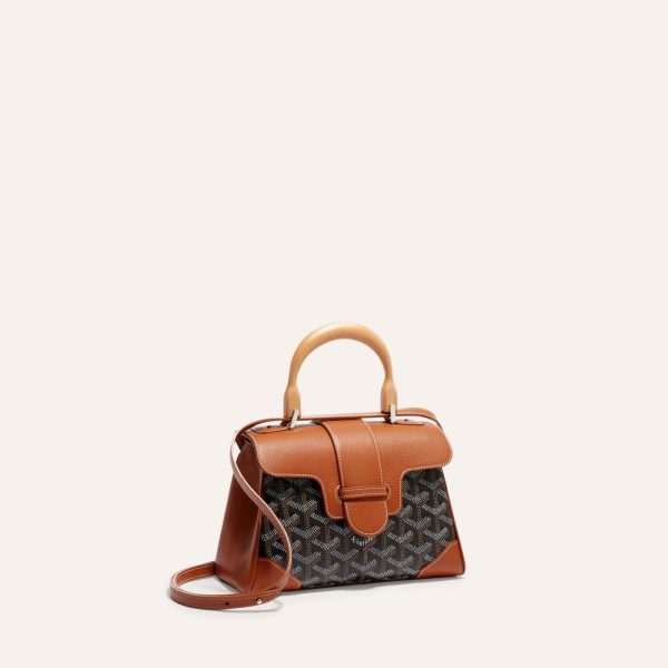 Goyard Saigon Souple Mini Bag Black and Brown
