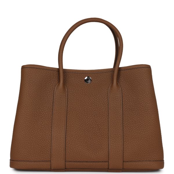 Hermes Garden Party 30 Alezan Negonda Palladium Hardware