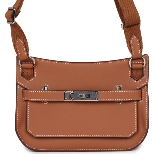 Hermes Mini Jypsiere Gold Swift Palladium Hardware