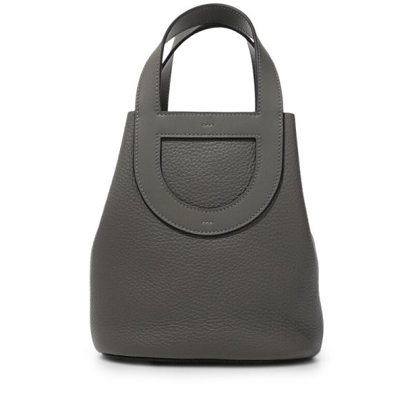 Hermes In-The-Loop 18 Gris Meyer Clemence and Swift Gold Hardware