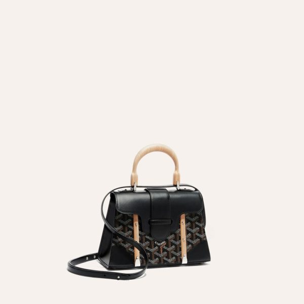 Goyard Saigon Structured Mini Bag Black