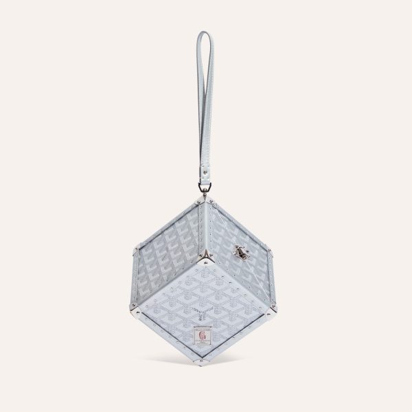 Goyard Dé Trunk Bag Silver