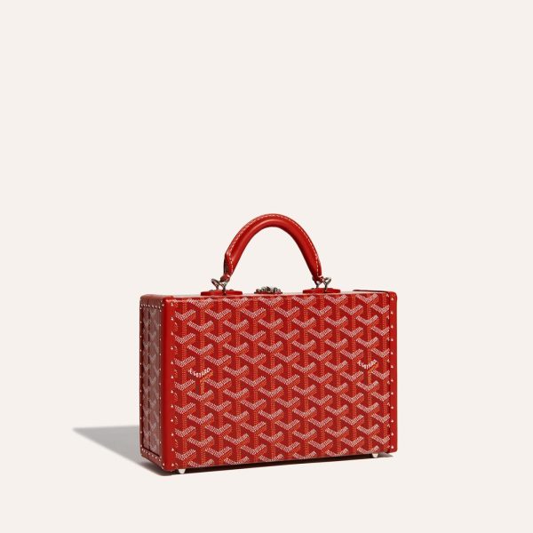 Goyard Grand H?tel Trunk Bag Red