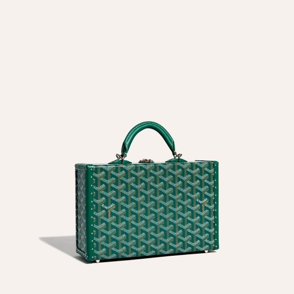 Goyard Grand H?tel Trunk Bag Green