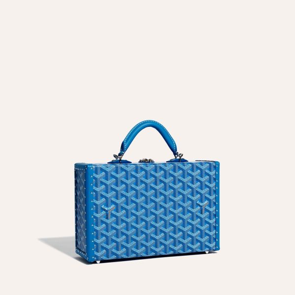 Goyard Grand H?tel Trunk Bag Sky Blue