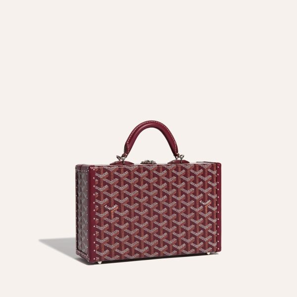 Goyard Grand H?tel Trunk Bag Burgundy