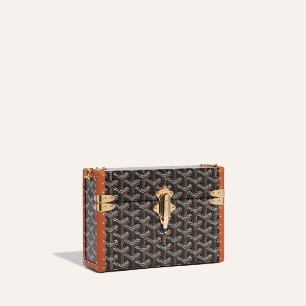 Goyard Cassette Trunk Bag Black & Tan