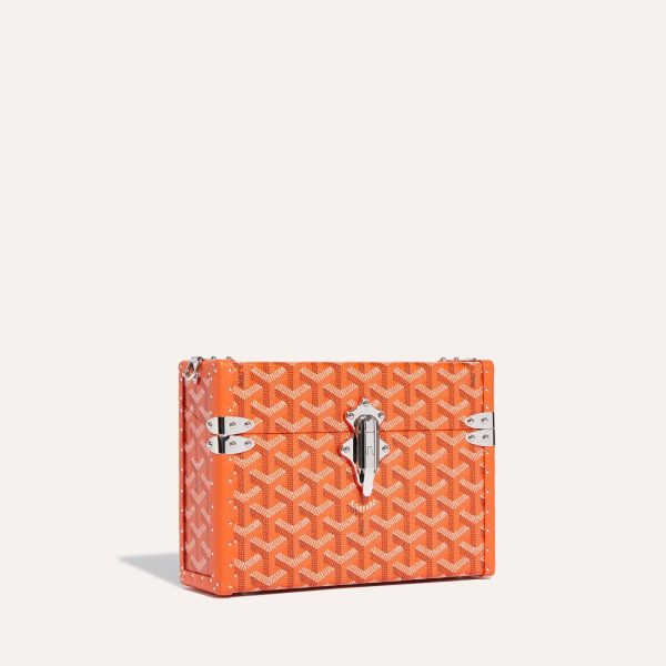 Goyard Cassette Trunk Bag Orange