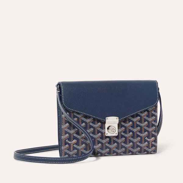 Goyard Chypre Wallet-Pouch Navy Blue