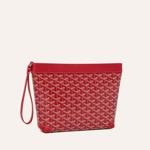 Goyard Conti Pouch Red