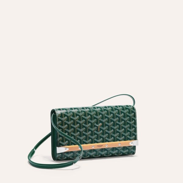 Goyard Monte-Carlo PM Clutch Green