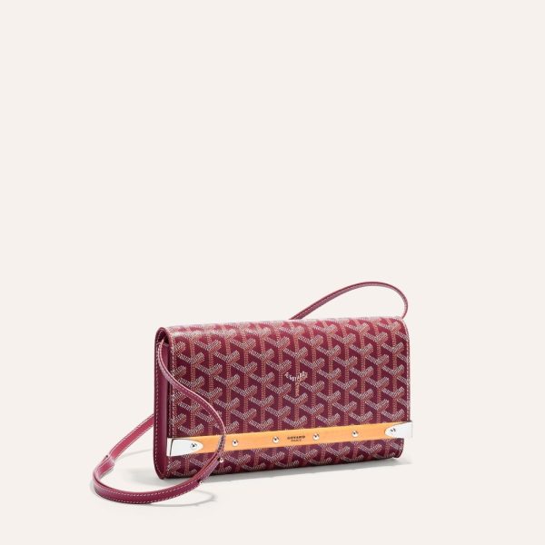 Goyard Monte-Carlo PM Clutch Burgundy
