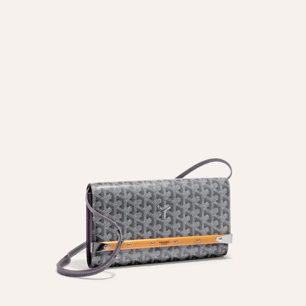 Goyard Monte-Carlo PM Clutch Grey